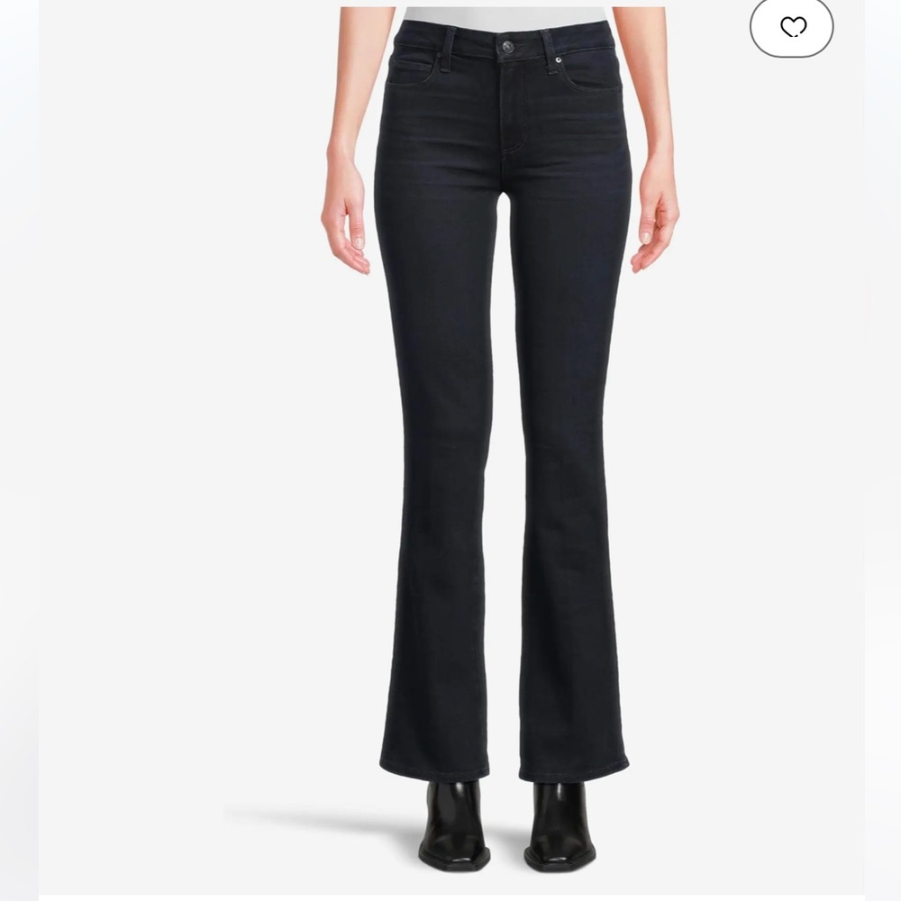 Paige Manhattan Bootcut Black Jean